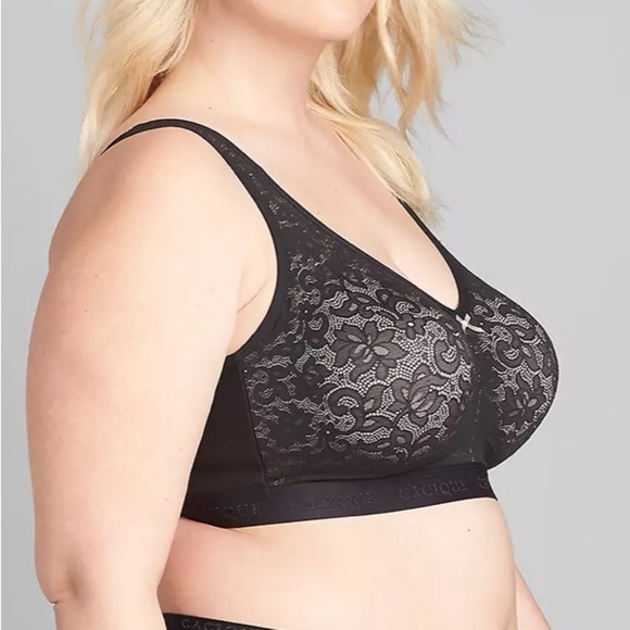 Cacique Unlined Full Coverage NoWire Bra - Picture 2 of 8